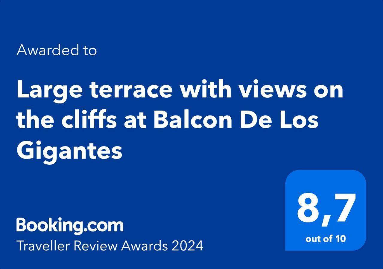 Apartment Large Terrace With Views On The Cliffs At Balcon De Gigantes *